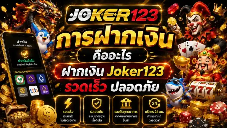 ฝากเงิน Joker123