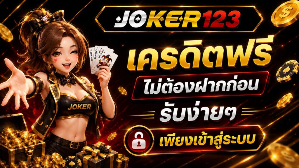 JOKER123 เครดิตฟรีไม่ต้องฝากก่อน