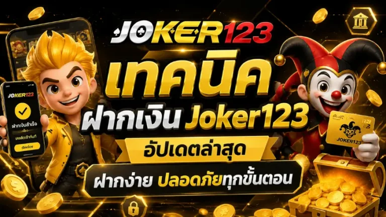 เทคนิคฝากเงิน Joker123